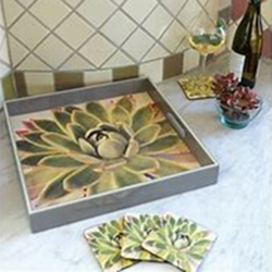 Rockflower placamat and napkins