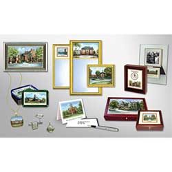 Assorted eglomis home accessories